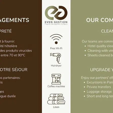 Apartmán 33#studio 2pers#sevres-lecourbe#necker *
